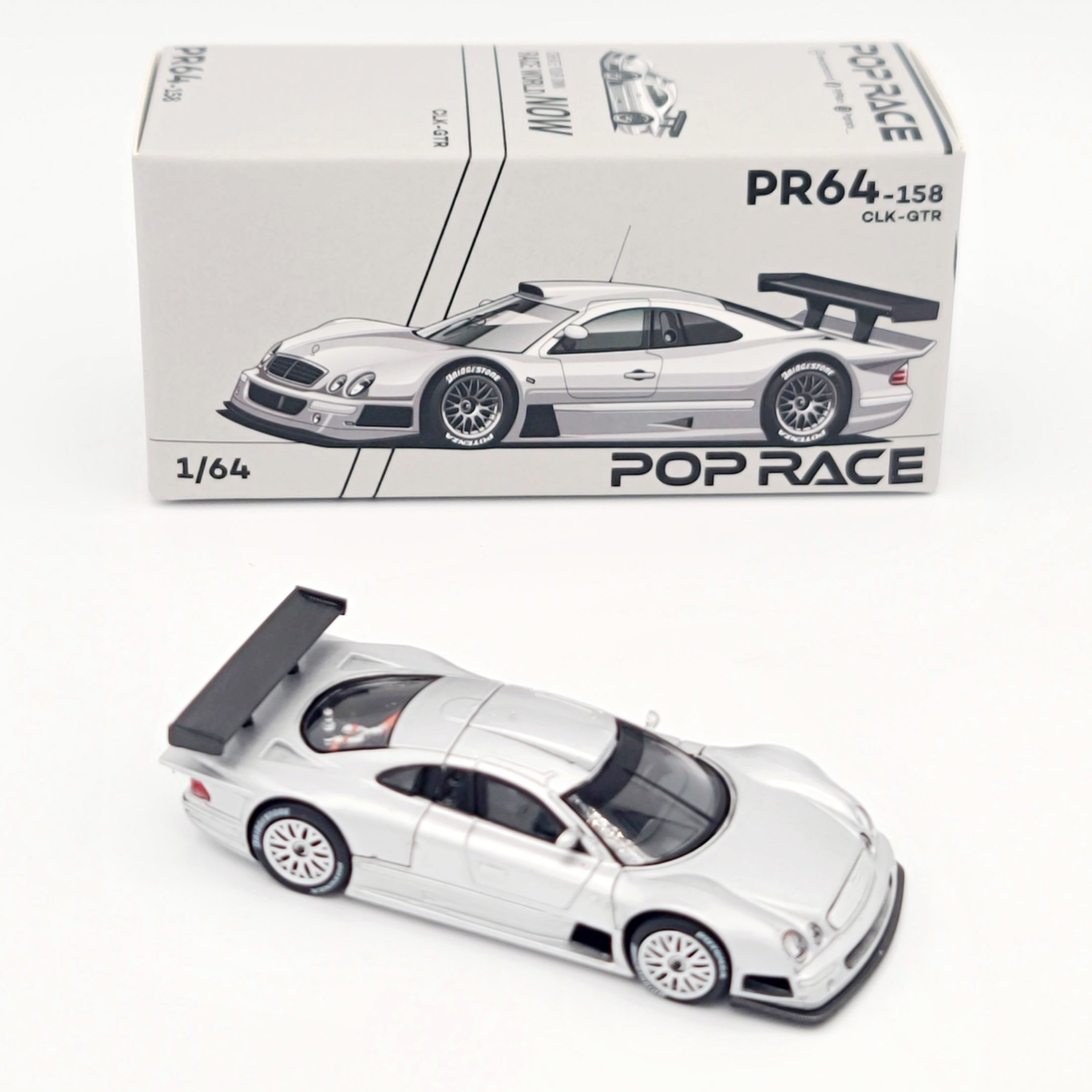 Pop Race Mercedes-Benz CLK-GTR - 1:64 (2025 Limited Edition)